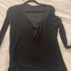 Brandy Melville Black Long-sleeve Knitwear